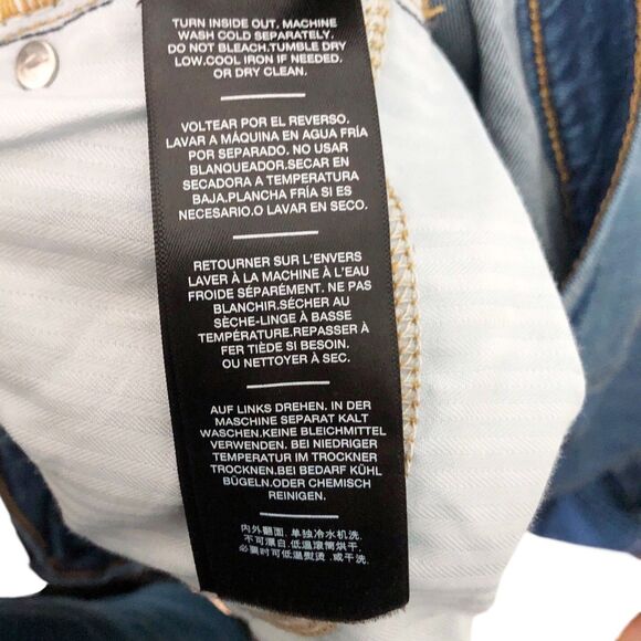 7 For All Mankind Ultra High Rise Dojo Jeans Flare Beauty Blue 32 7U482478 $228 - Picture 10 of 12